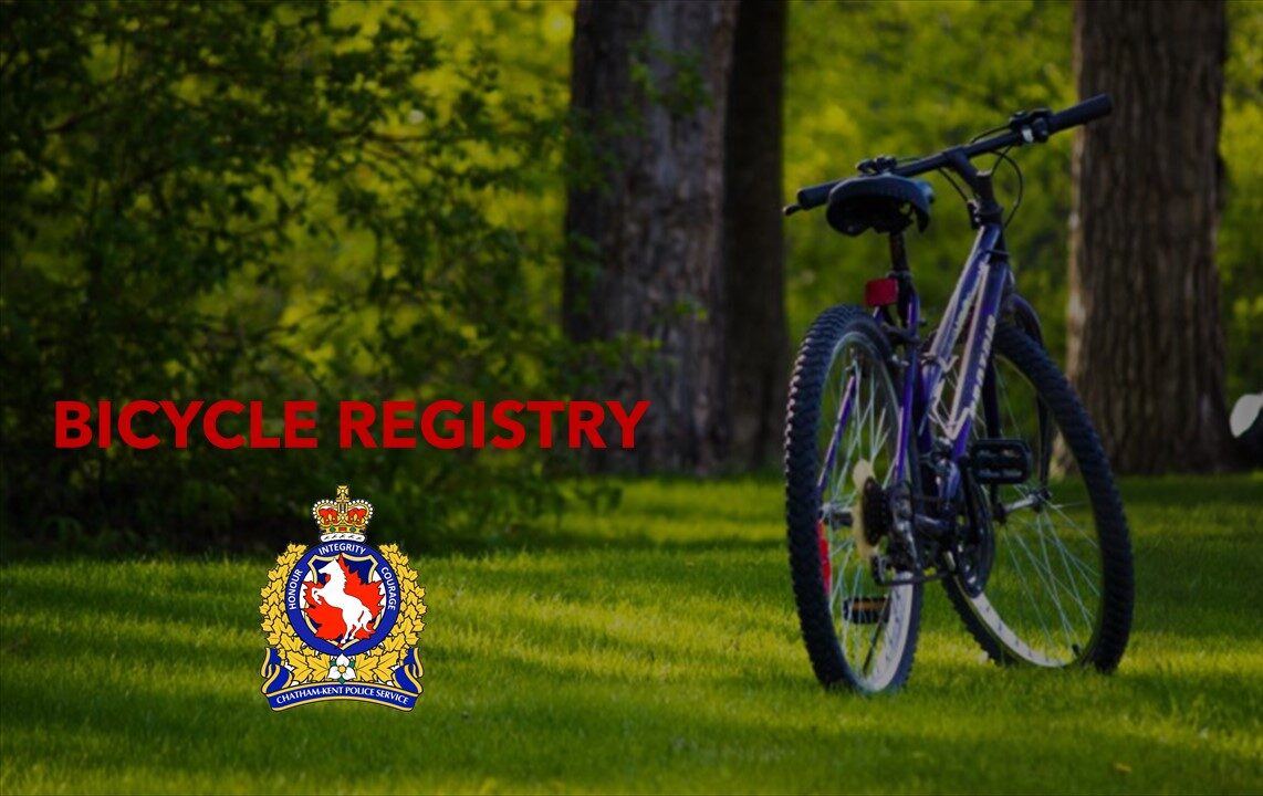 BIKE REGISTRY ChathamKent Police Service